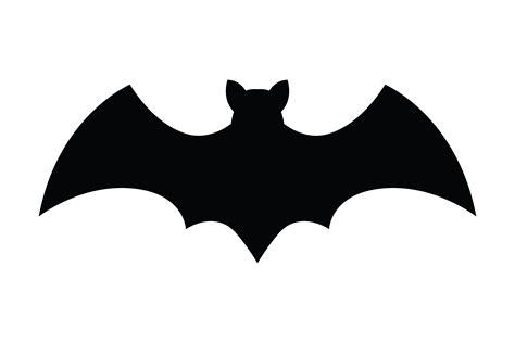 Bat Silhouette Template
